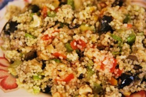Кускус з баклажанами 